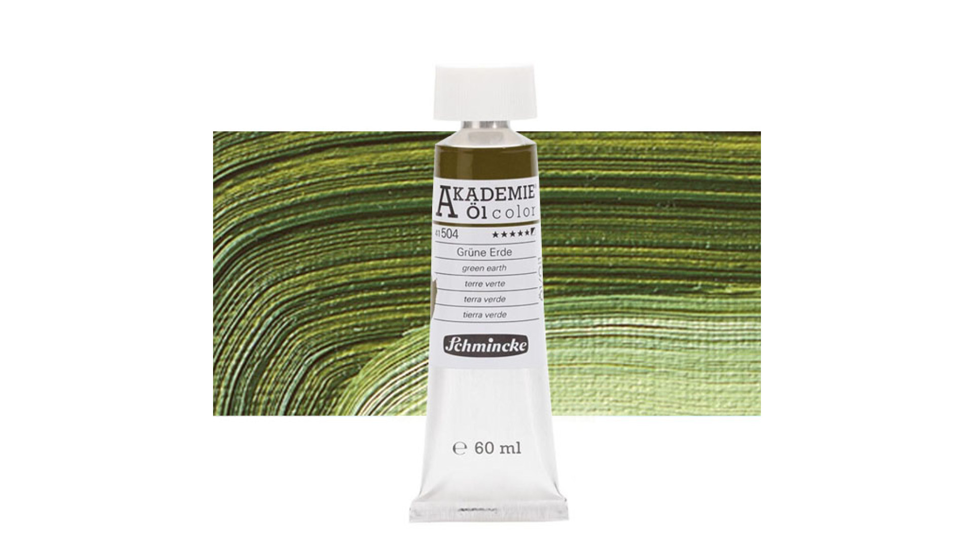 Oil paint Schmincke Akademie green earth 60 ml. 504