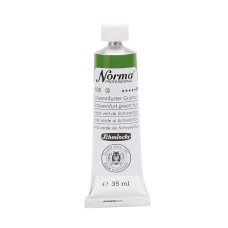 Farba olejna Schmincke Norma Professional w kolorze zielonym Schweinfurt. 35 ml. 506