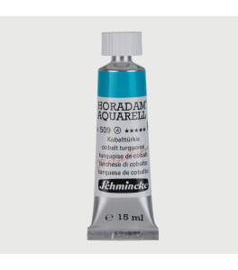 Watercolour paint Schmincke Horadam Aquarell cobalt turquoise 15 ml. 509