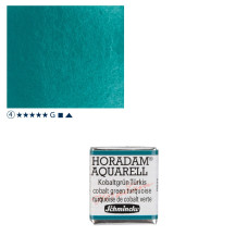 Watercolour paint Schmincke Horadam Aquarell cobalt green turquoise 510