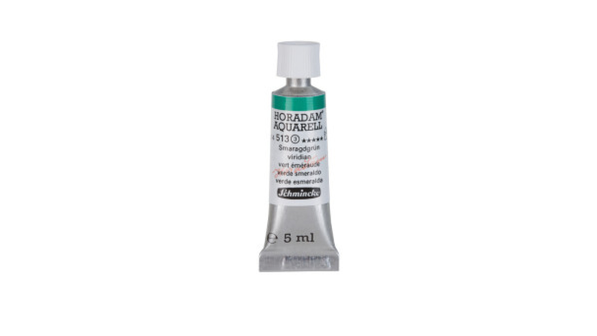 Watercolour paint Schmincke Horadam Aquarell viridian 5 ml. 513