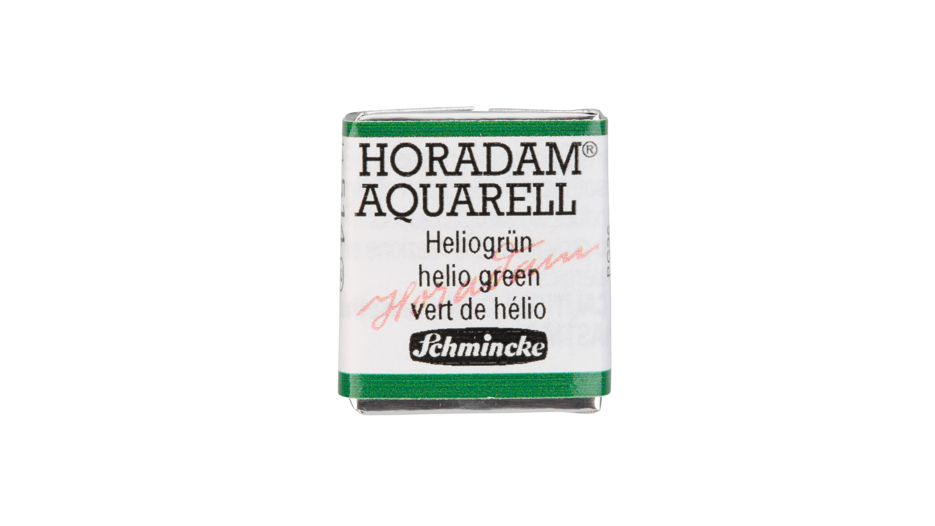 Watercolour paint Schmincke Horadam Aquarell helio green 514