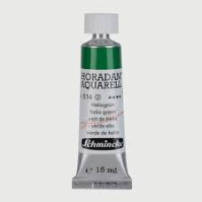 Watercolour paint Schmincke Horadam Aquarell helio green 15 ml. 514