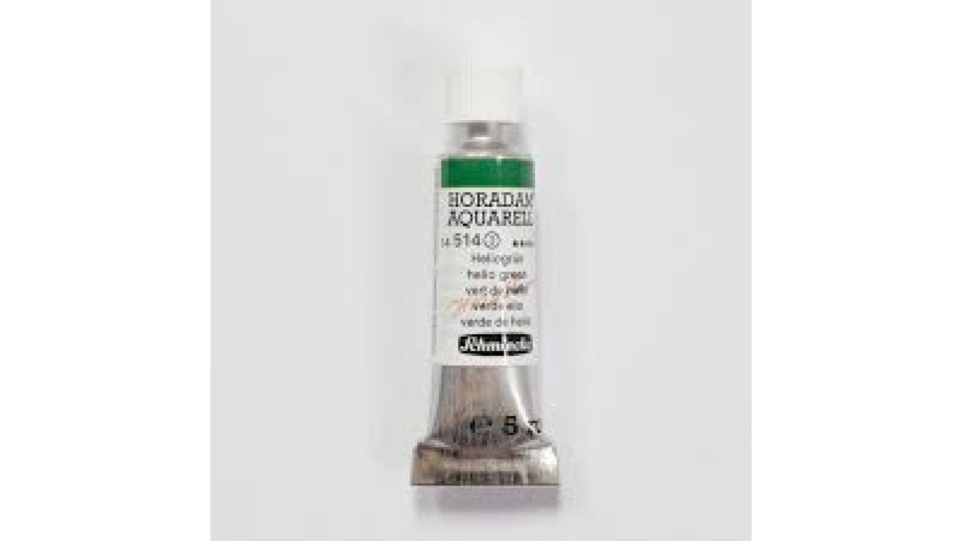 Watercolour paint Schmincke Horadam Aquarell helio green 5 ml. 514