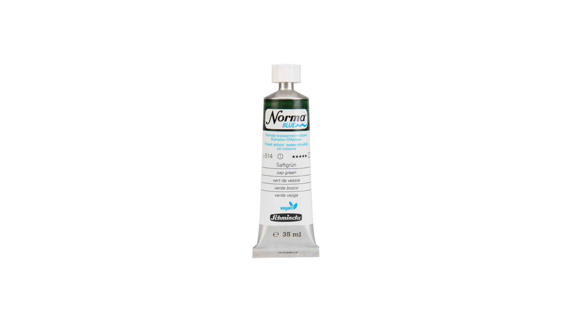 Farba olejna Schmincke Norma Professional w kolorze zielonym sap. 35 ml. 514