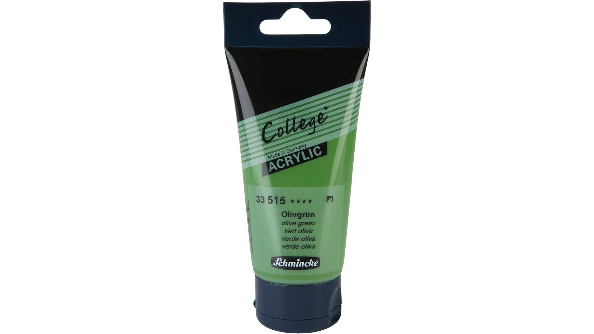 Farba akrylowa Schmincke College oliwkowa zielona 75 ml. 515