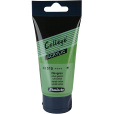 Farba akrylowa Schmincke College oliwkowa zielona 75 ml. 515
