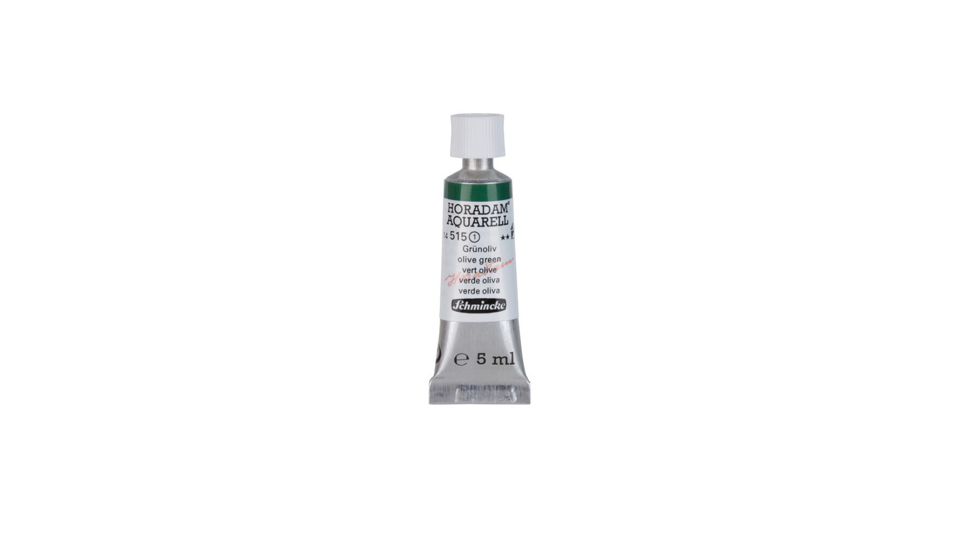 Watercolour paint Schmincke Horadam Aquarell olive green 5 ml. 515