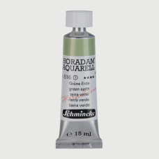 Watercolour paint Schmincke Horadam Aquarell green earth 15 ml. 516