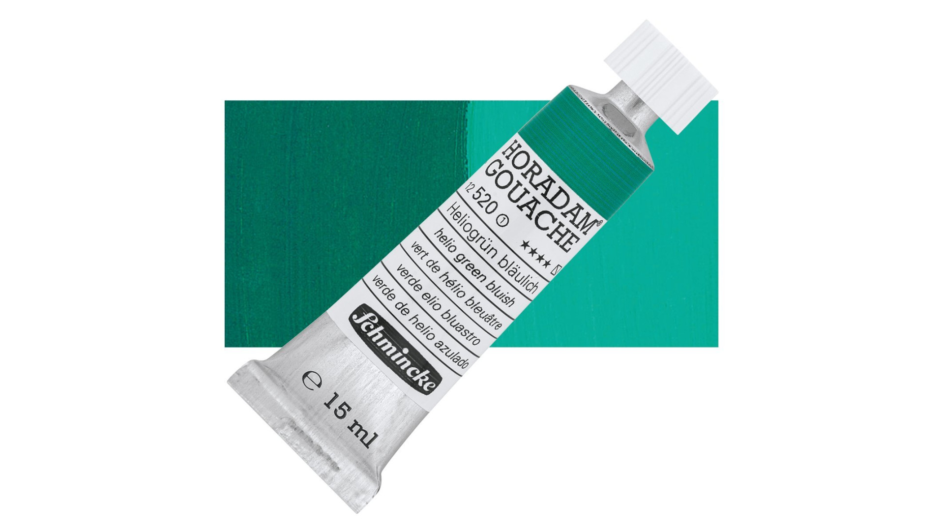 Gouache Schmincke Horadam helio green bluish 15 ml. 520