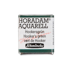 Watercolour paint Schmincke Horadam Aquarell Hooker's green 521