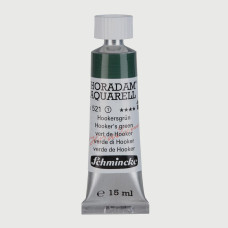 Watercolour paint Schmincke Horadam Aquarell Hooker's green 15 ml. 521