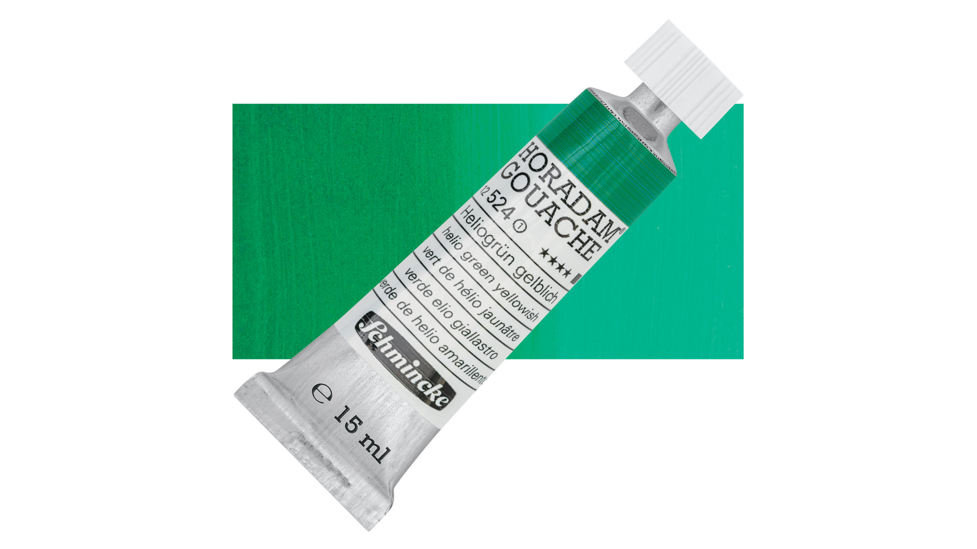 Gouache Schmincke Horadam helio green yellowish 15 ml. 524