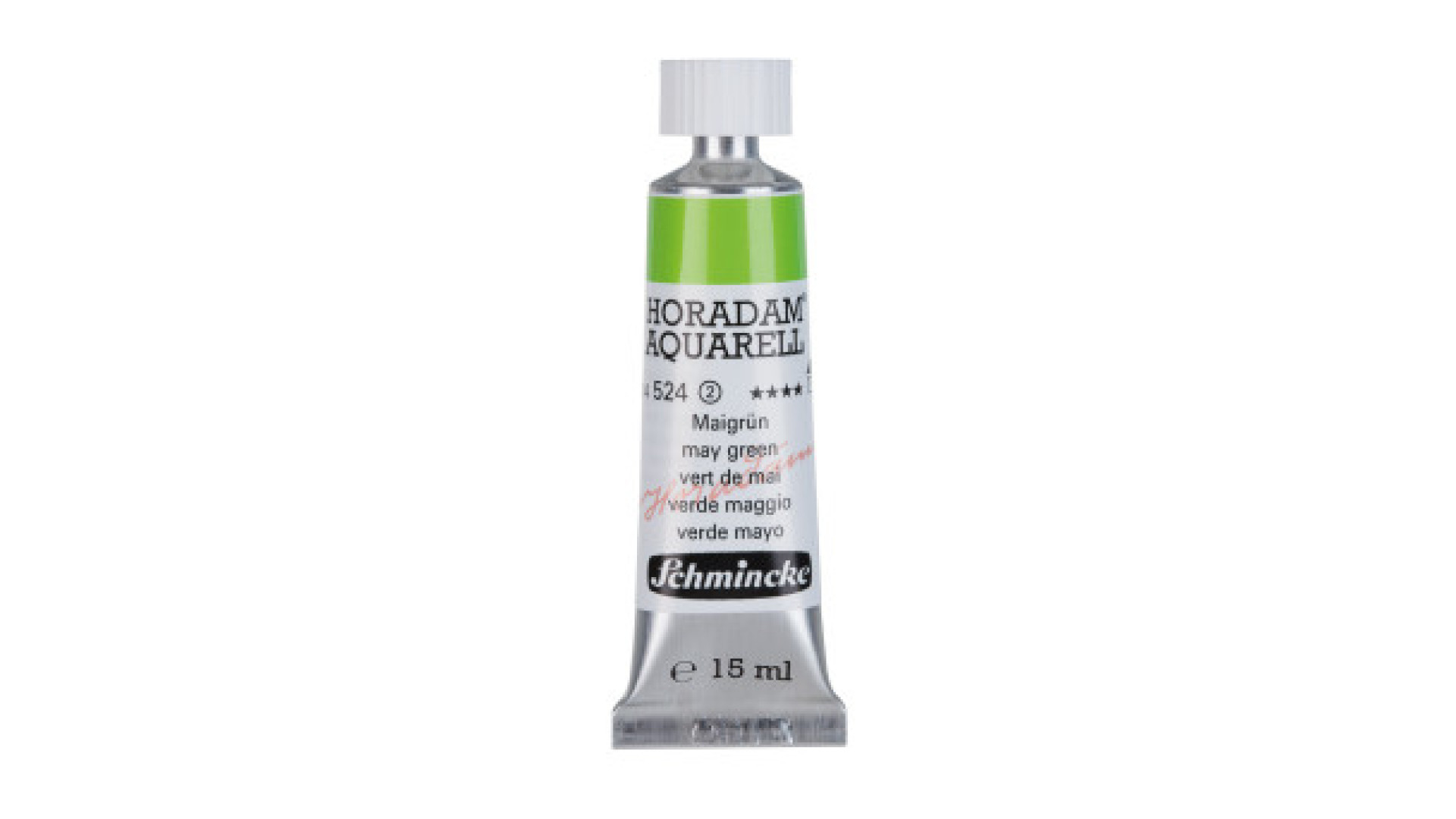 Watercolour paint Schmincke Horadam Aquarell may green 15 ml. 524