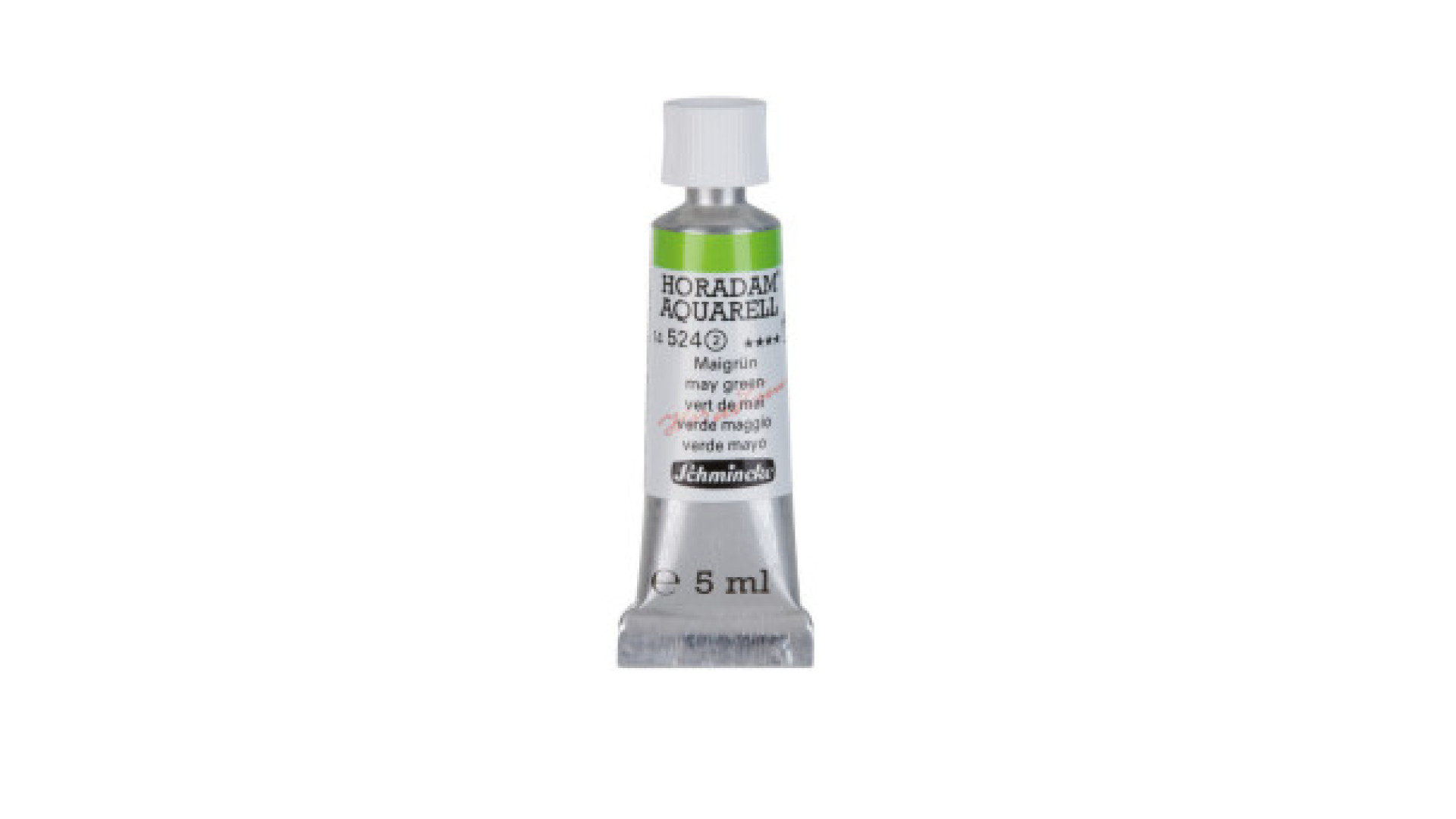 Watercolour paint Schmincke Horadam Aquarell may green 5 ml. 524