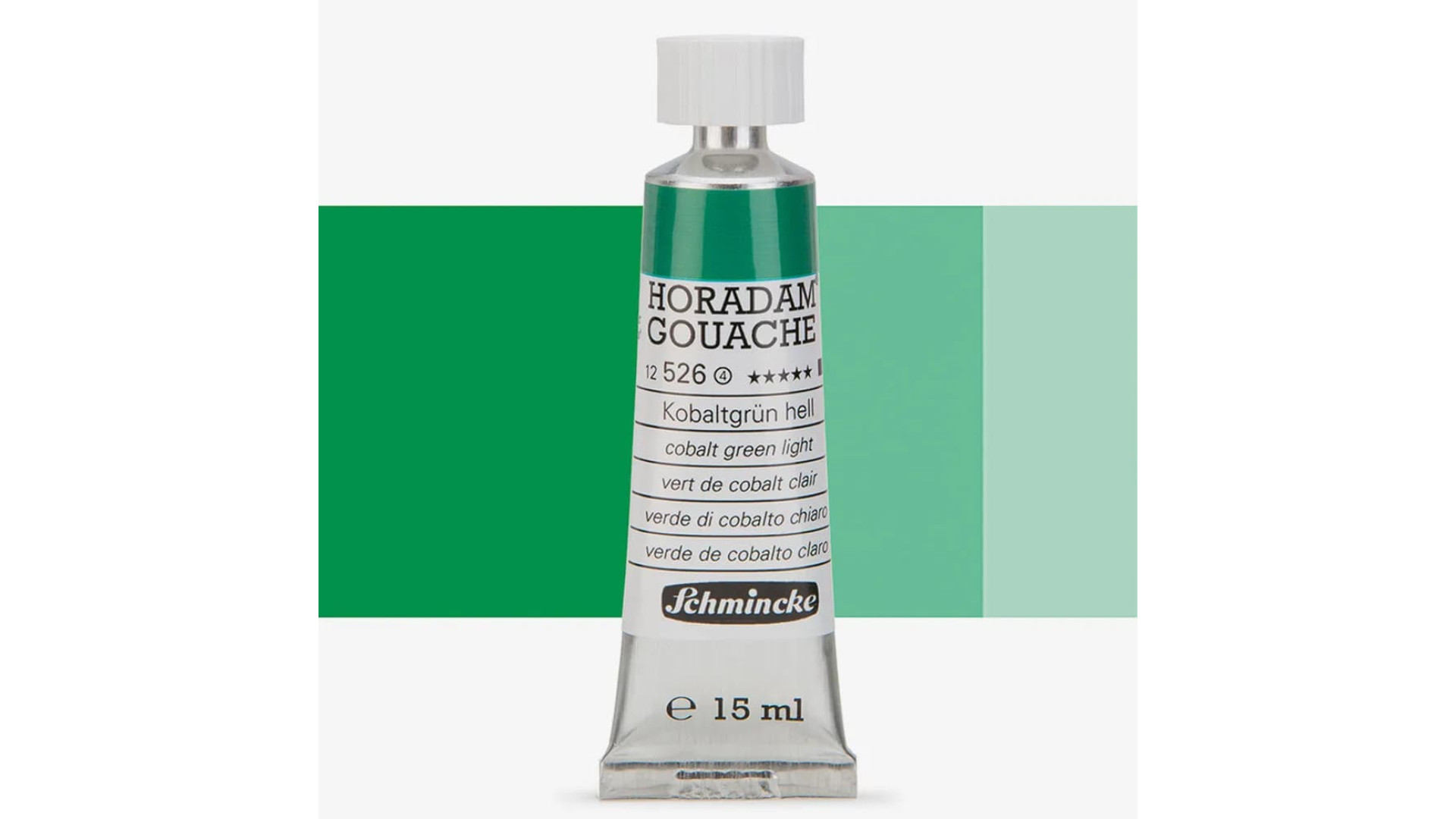 Gouache Schmincke Horadam cobalt green light 15 ml. 526