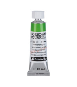Farba akwarelowa Schmincke Horadam Aquarell w kolorze trwałej zieleni 15 ml. 526
