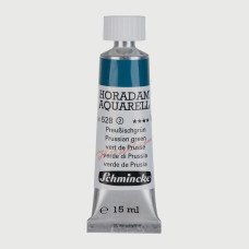 Watercolour paint Schmincke Horadam Aquarell Prussian green 15 ml. 528