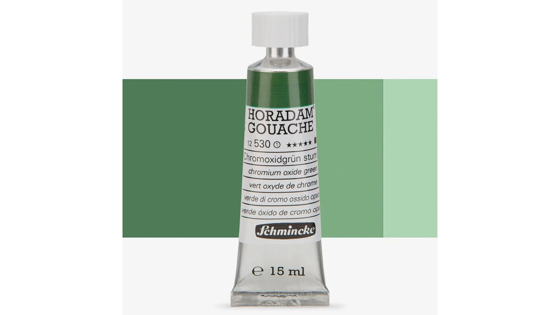 Gouache Schmincke Horadam chromium oxide green 15 ml. 530