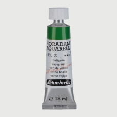 Watercolour paint Schmincke Horadam Aquarell sap green 15 ml. 530