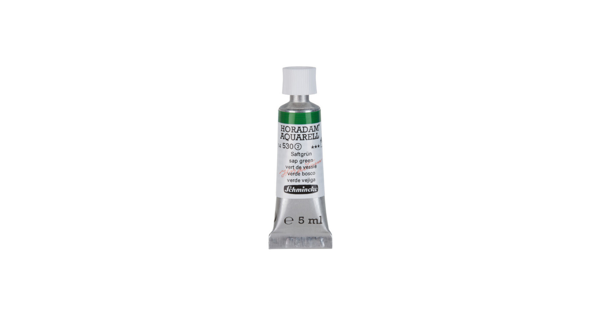 Watercolour paint Schmincke Horadam Aquarell sap green 5 ml. 530