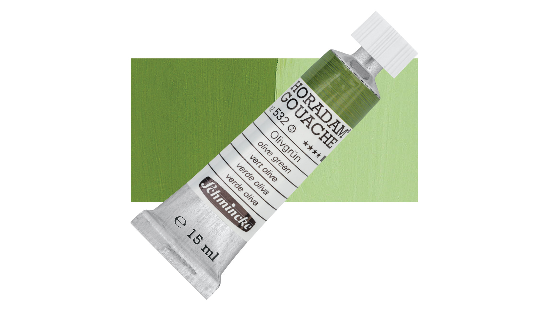 Gouache Schmincke Horadam olive green 15 ml. 532