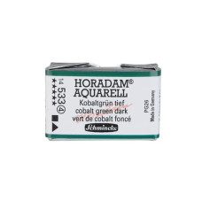 Watercolour paint Schmincke Horadam Aquarell cobalt green dark 533