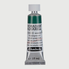 Watercolour paint Schmincke Horadam Aquarell cobalt green dark 15 ml. 533