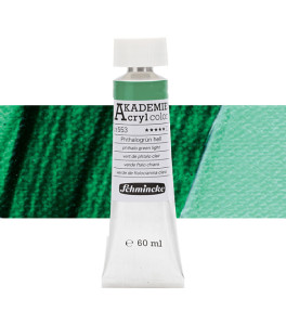 Farba akrylowa Schmincke Akademie ftalowa zieleń jasna 60 ml. 553