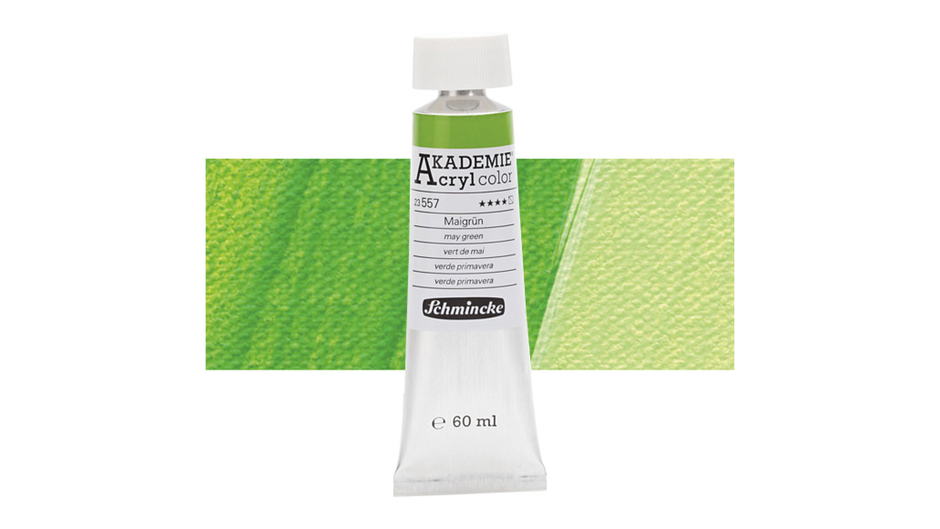 Farba akrylowa Schmincke Akademie może zielona 60 ml. 557