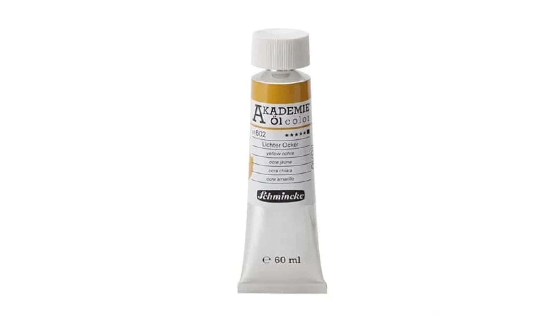 Oil paint Schmincke Akademie yellow ochre 60 ml. 602