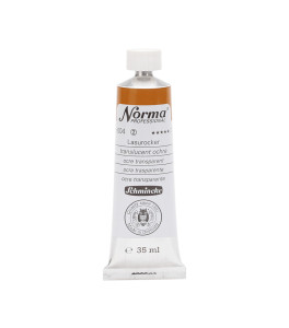 Farba olejna Schmincke Norma Professional transparentny odcień ochry. 35 ml. 604