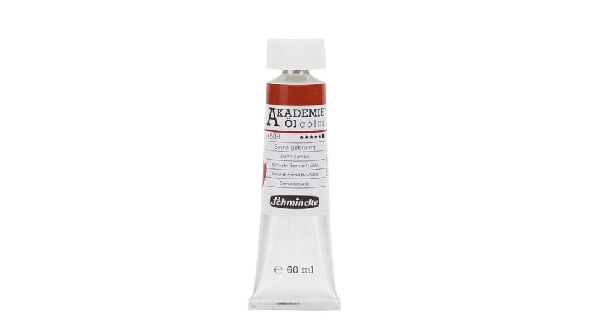 Farba olejna Schmincke Akademie spalony Sienna 60 ml. 608