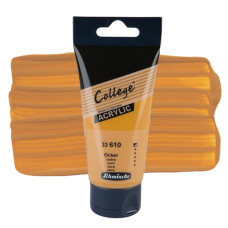 Farba akrylowa Schmincke College ocher 75 ml. 610
