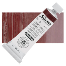 Farba olejna Schmincke Norma Professional w kolorze caput mortuum. 35 ml. 616