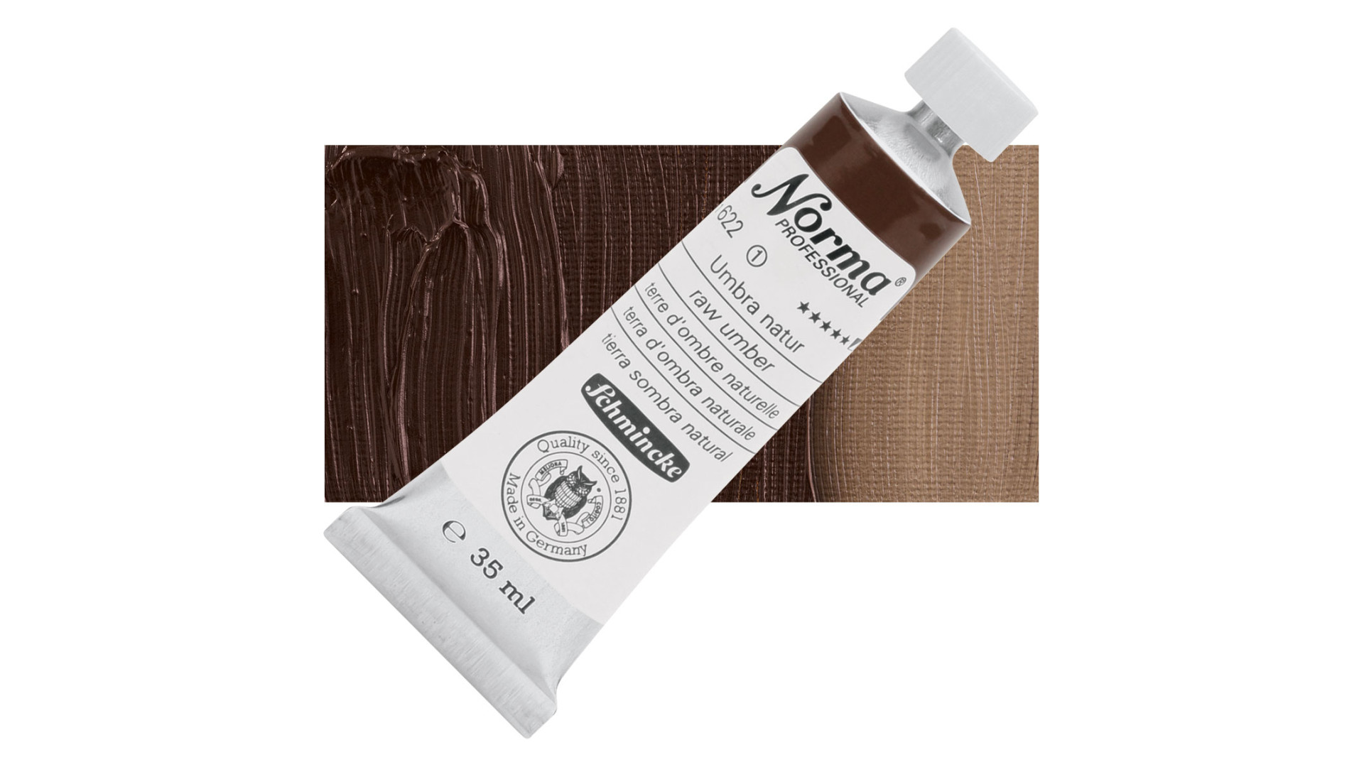 Farba olejna Schmincke Norma Professional odcień surowego umbry. 35 ml. 622