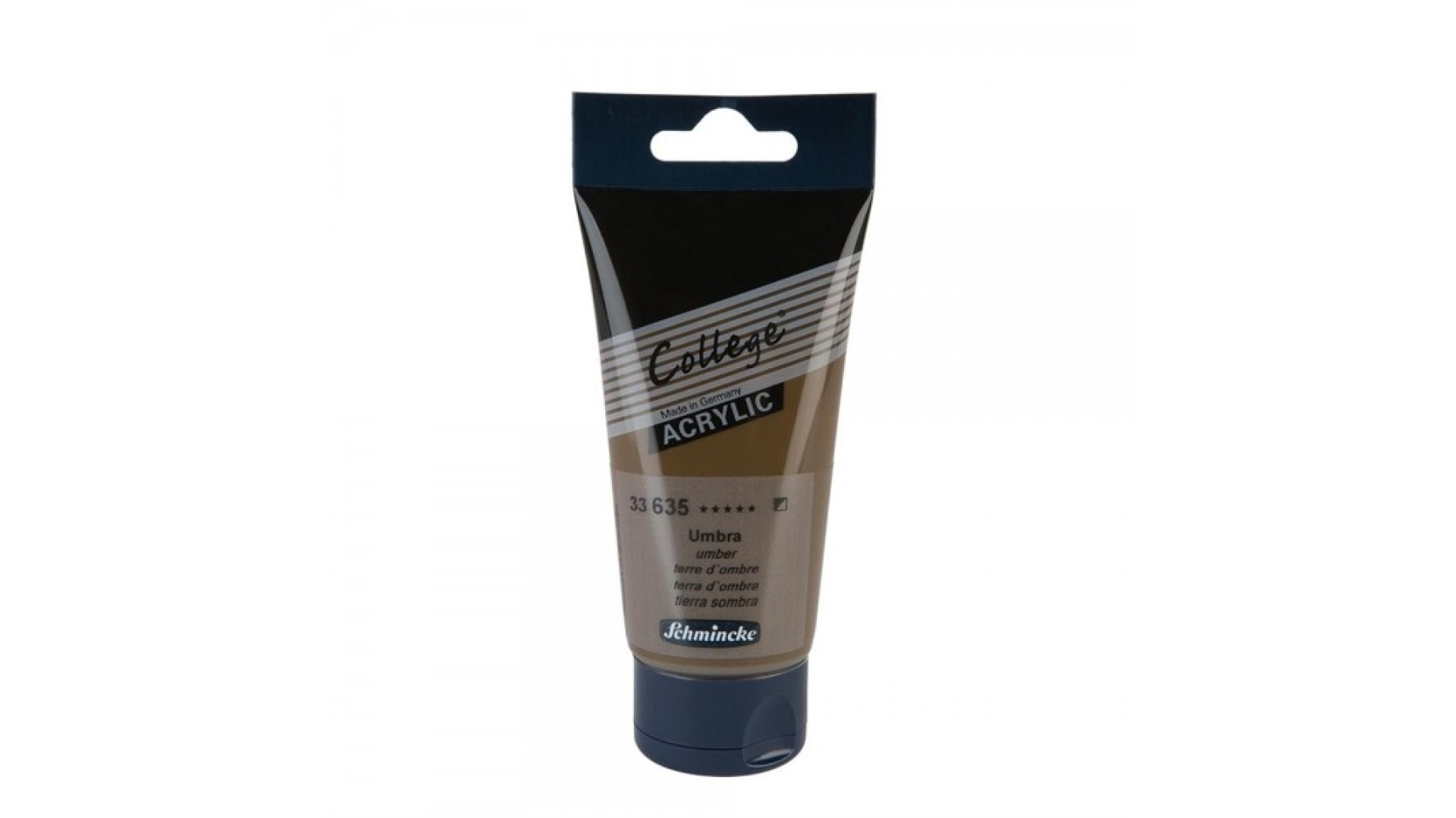 Farba akrylowa Schmincke College umbra 75 ml. 635