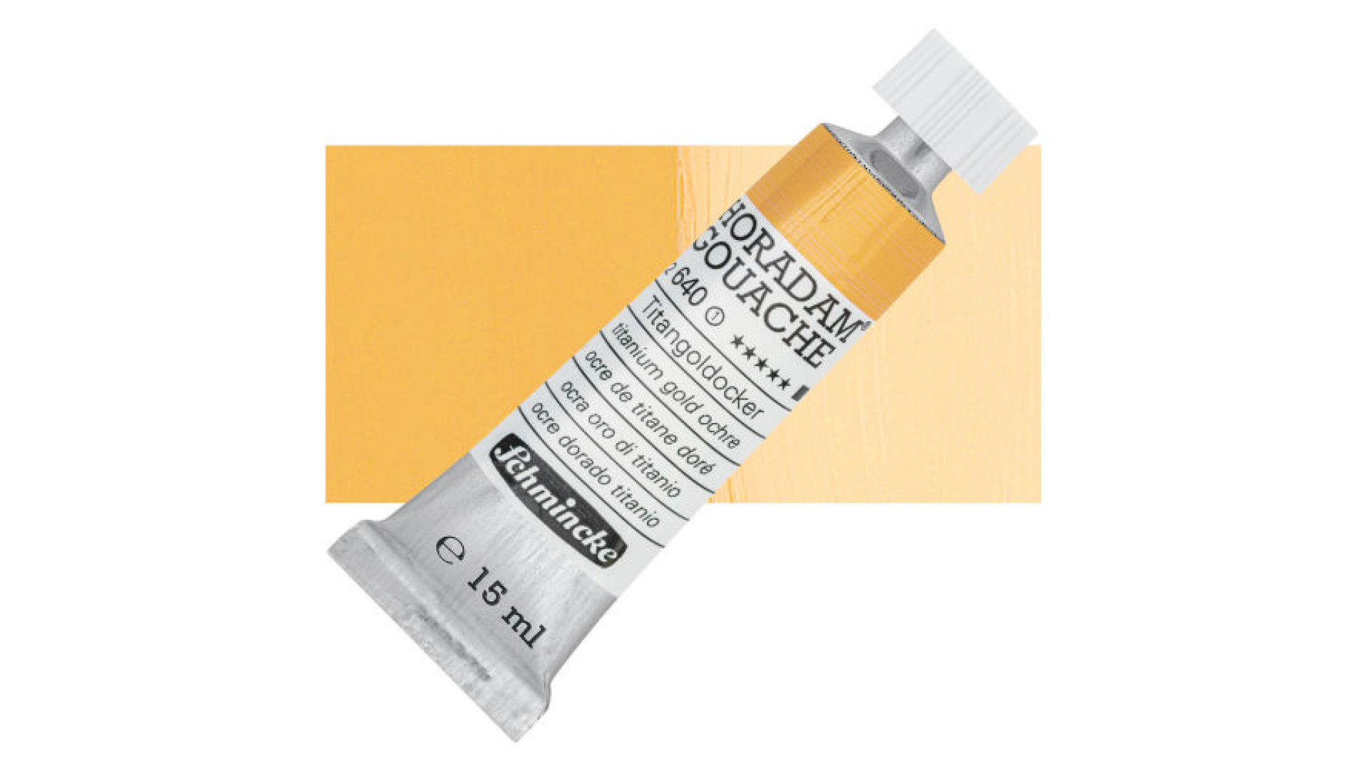 Gouache Schmincke Horadam titanium gold ochre 15 ml. 640