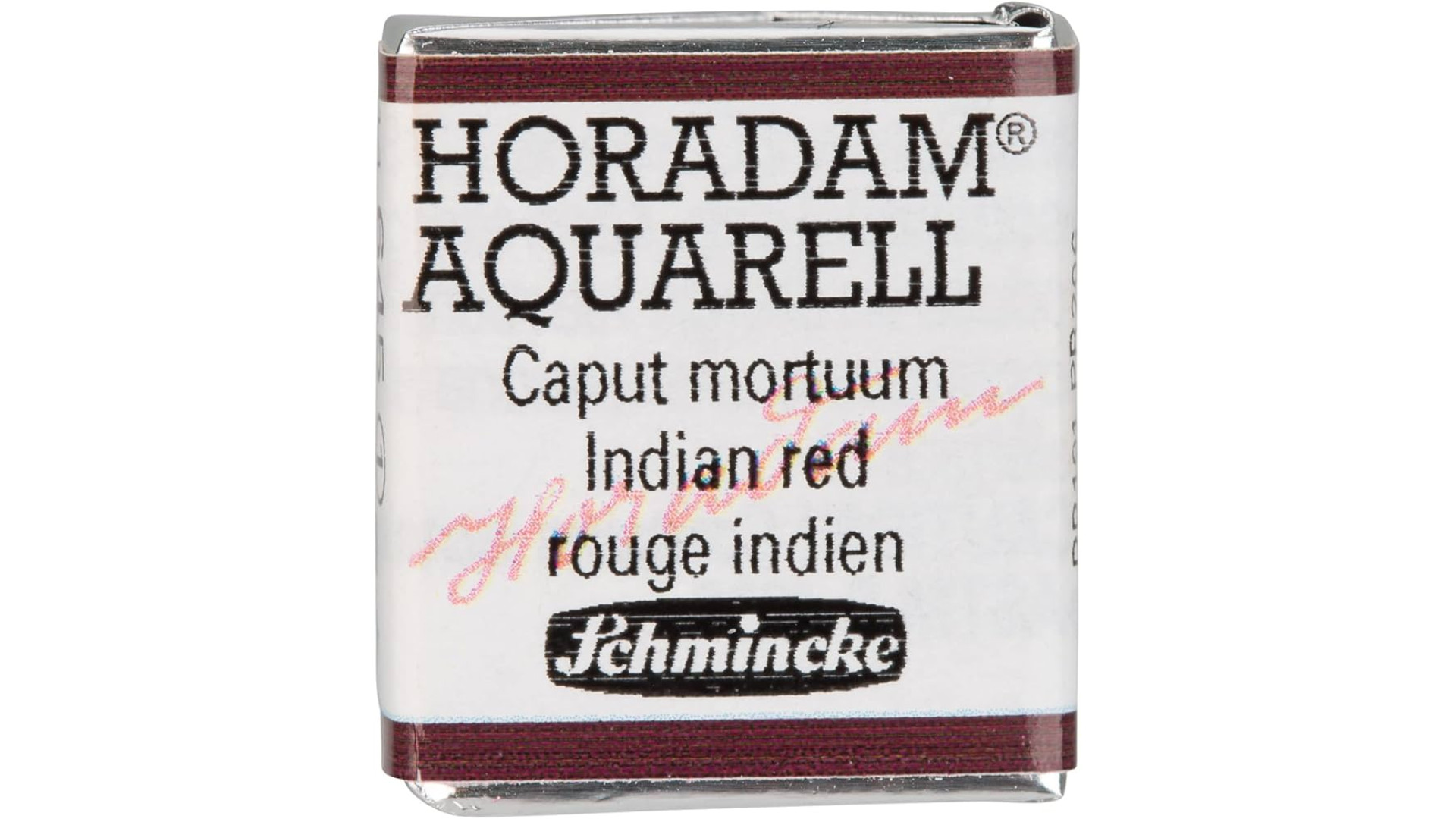 Watercolour paint Schmincke Horadam Aquarell Indian red 645