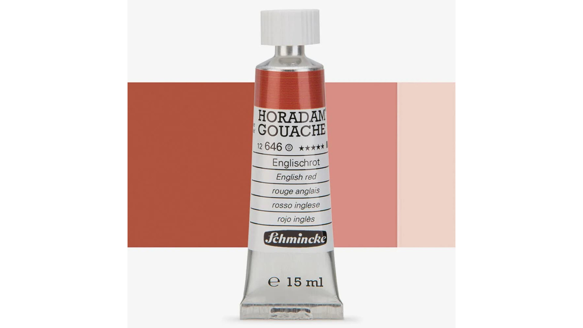 Gouache Schmincke Horadam English red 15 ml. 646