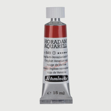 Watercolour paint Schmincke Horadam Aquarell English Venetian red 15 ml. 649