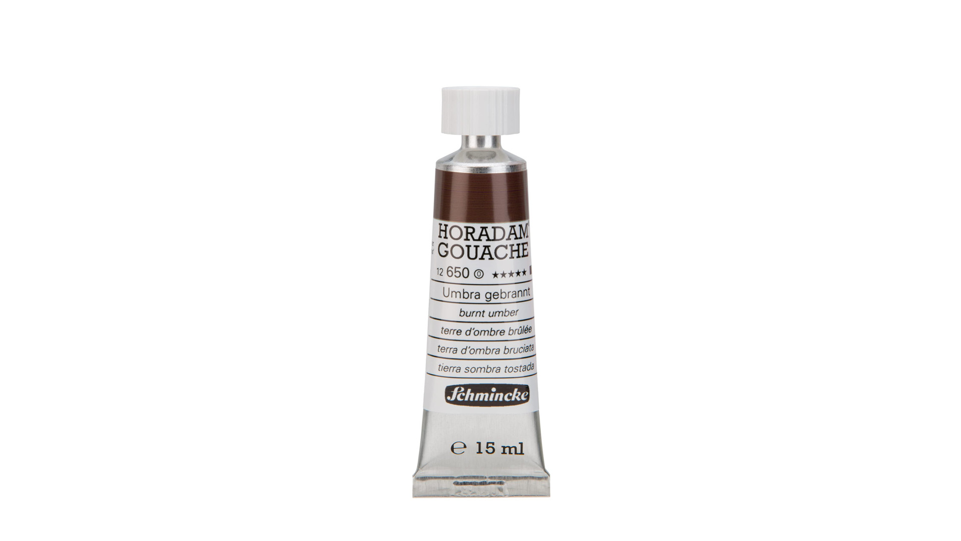 Gouache Schmincke Horadam burnt umber 15 ml. 650