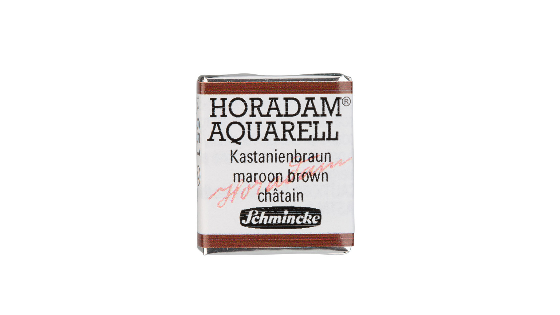 Watercolour paint Schmincke Horadam Aquarell maroon brown 651