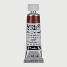 Watercolour paint Schmincke Horadam Aquarell maroon brown 15 ml. 651