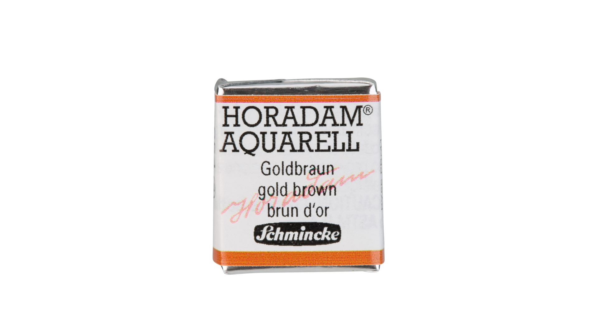 Watercolour paint Schmincke Horadam Aquarell gold brown 654