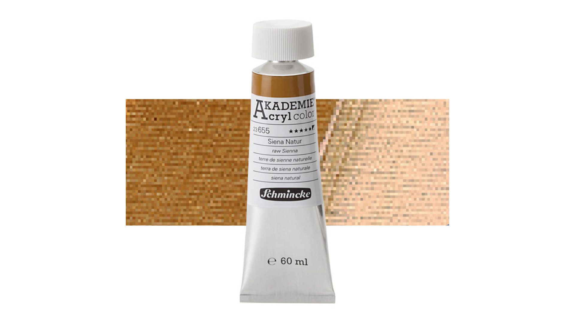 Farba akrylowa Schmincke Akademie surowa Sienna 60 ml. 655