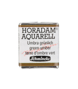 Watercolour paint Schmincke Horadam Aquarell green umber 665