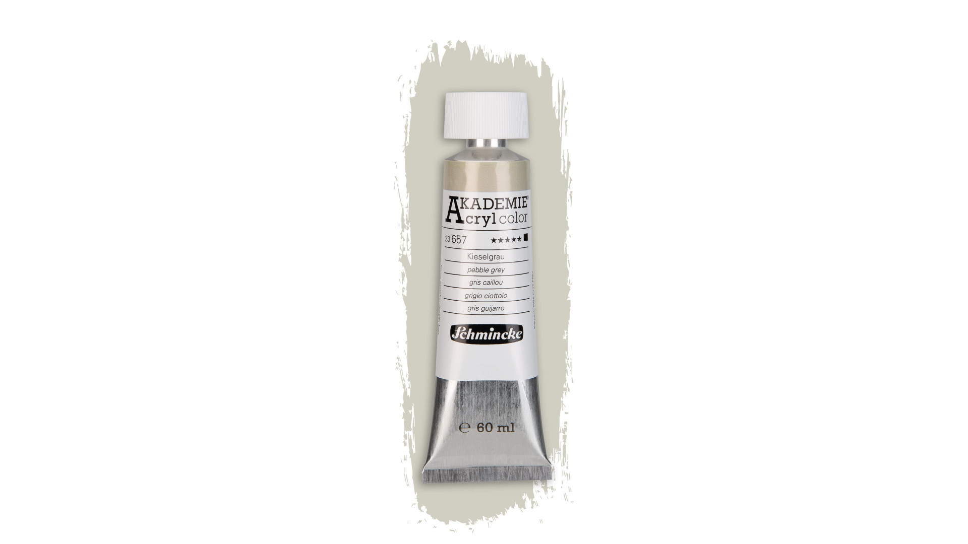 Farba akrylowa Schmincke Akademie szary żwir 60 ml. 657