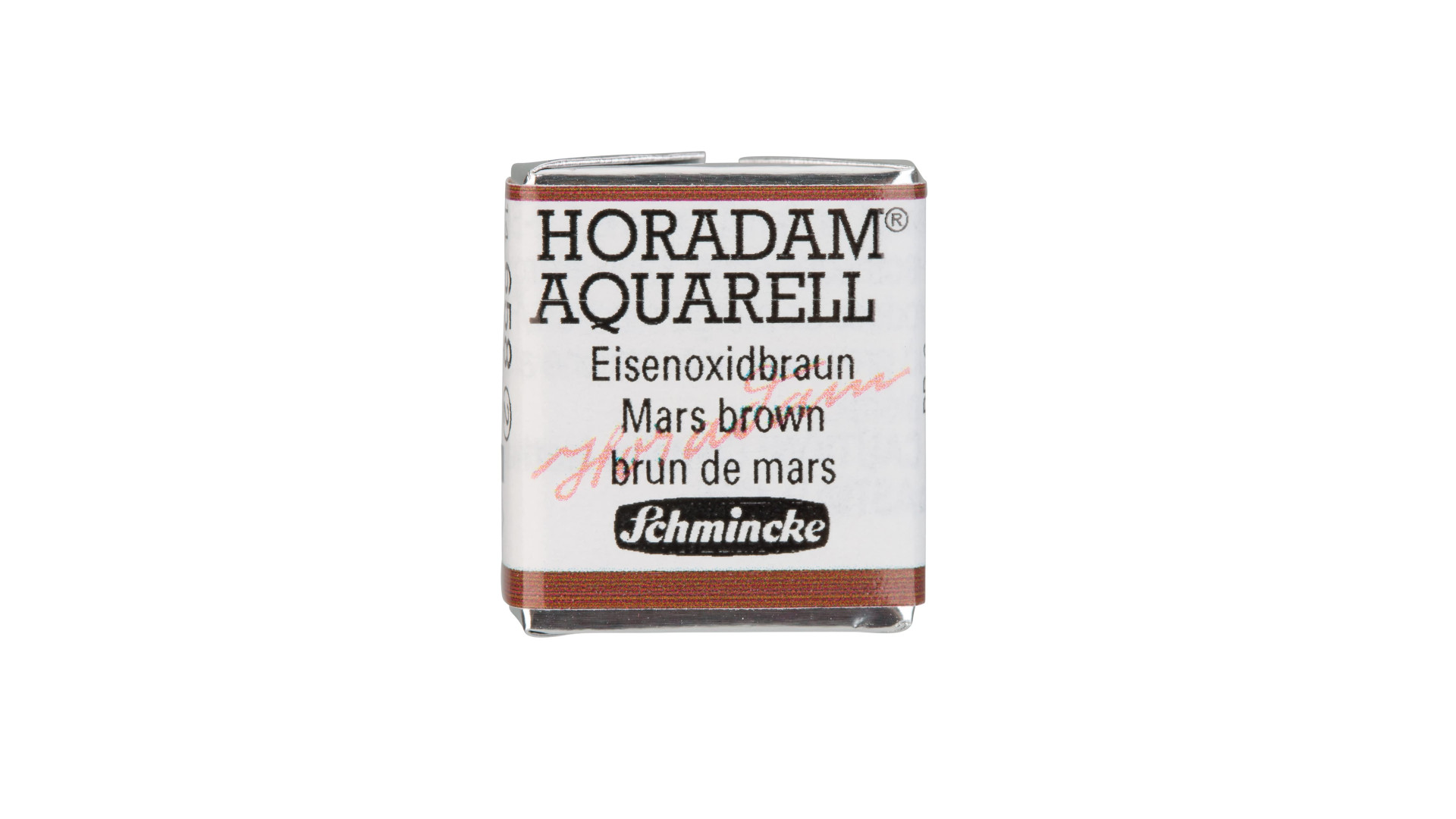 Watercolour paint Schmincke Horadam Aquarell Mars brown 658