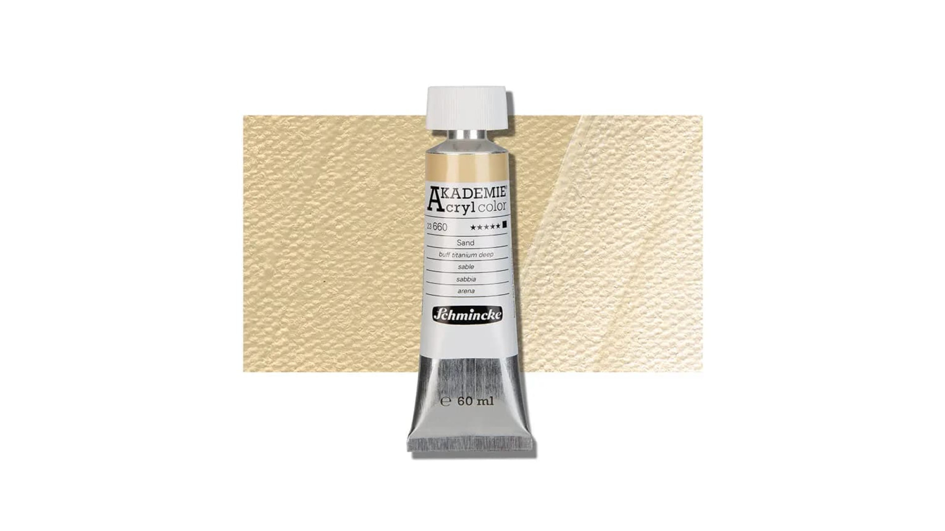 Farba akrylowa Schmincke Akademie w kolorze buff titanium deep 60 ml. 660